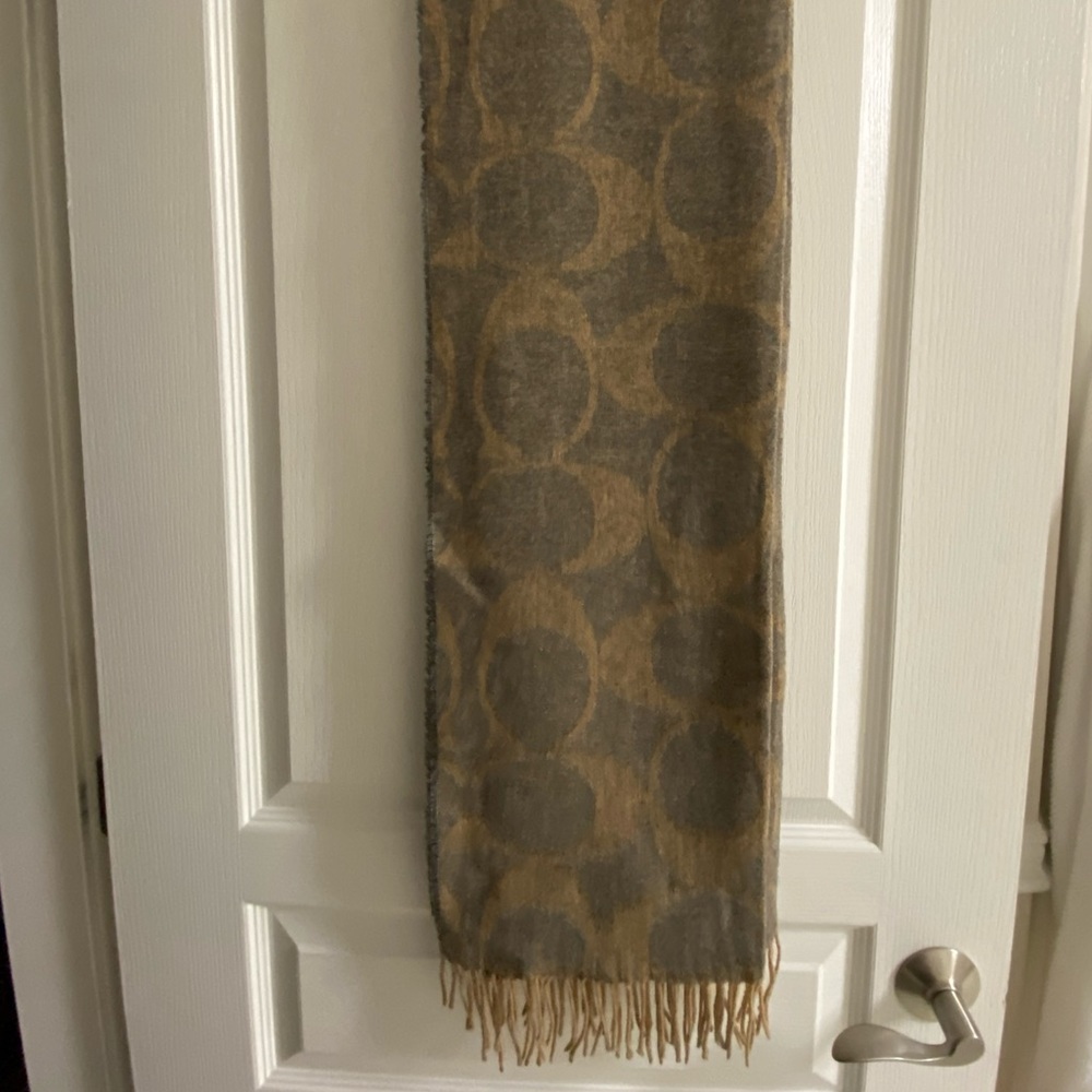 Brand new Coach wool,silk,cashmere blend scarf